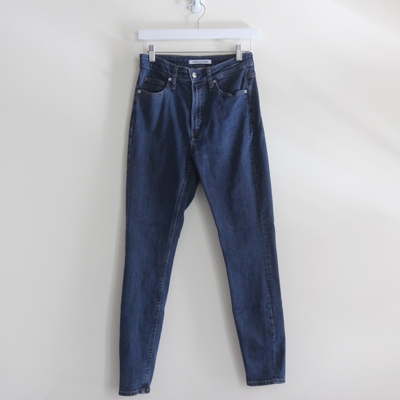 Calvin Klein Jeans High-Rise Skinny Jeans - Picture 2 of 9